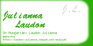 julianna laudon business card